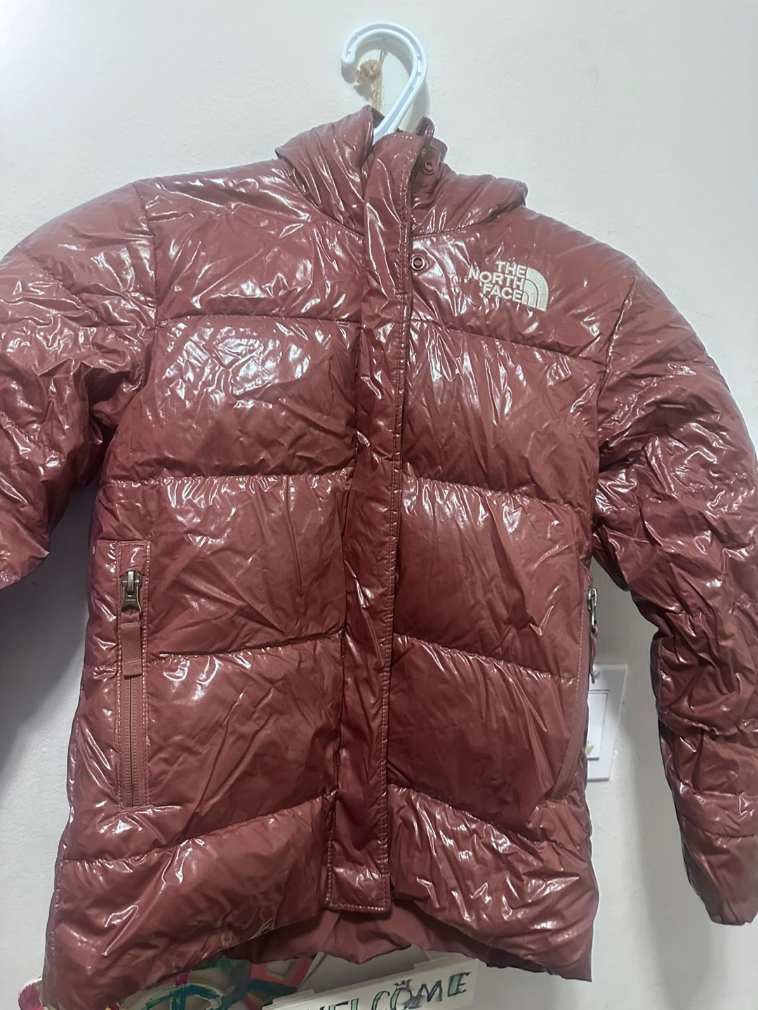 The North Face Puffer Jacket - Burgundy