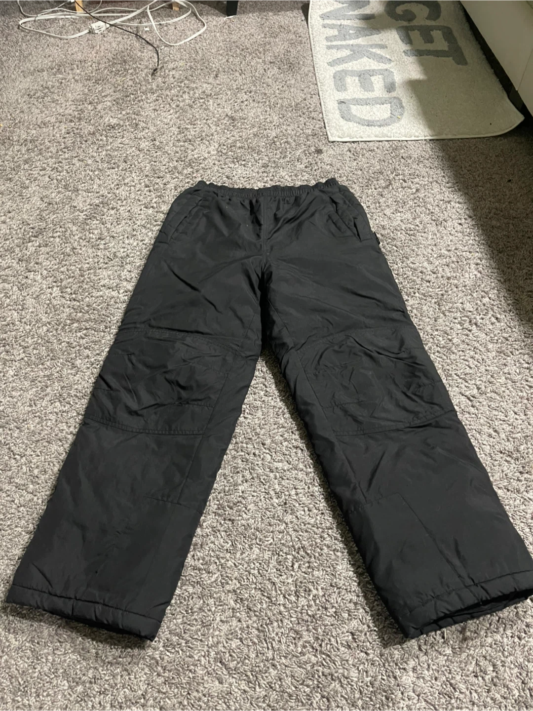 Black Snow Pants Size 12 - photo 2