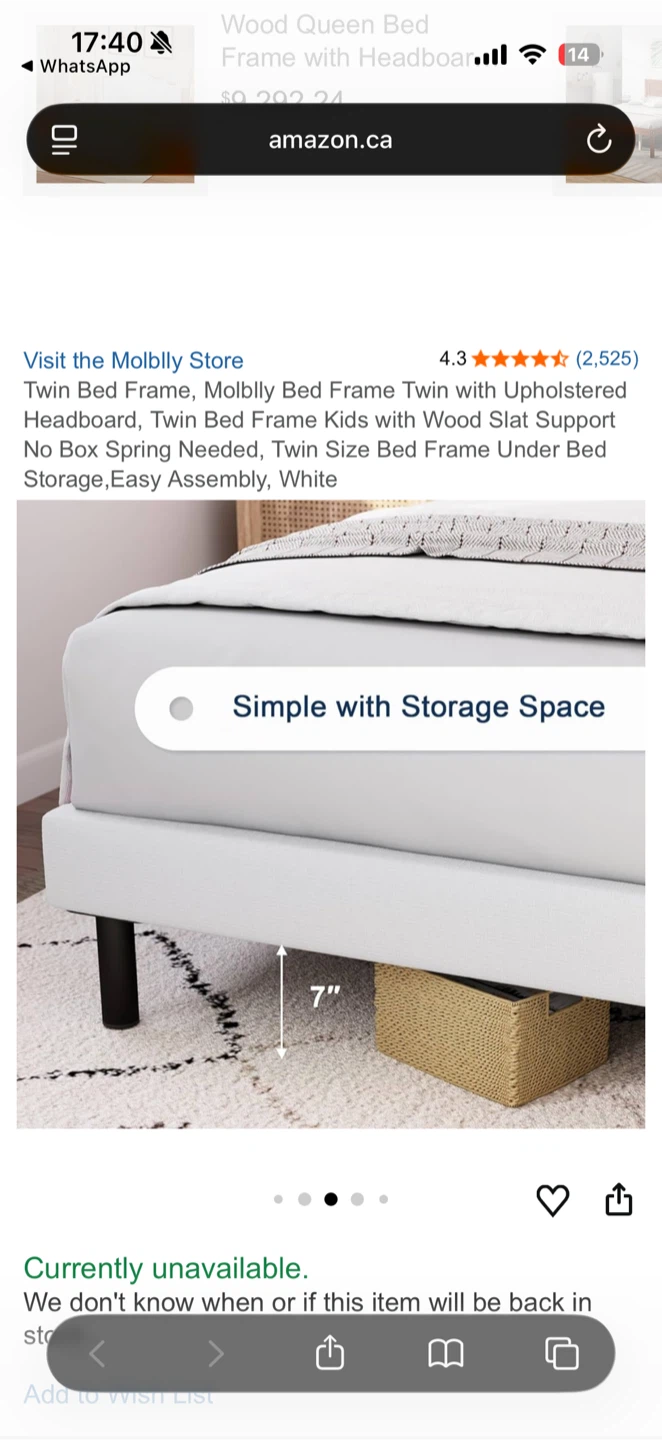 Twin Bed Frame with Foam Mattress - photo 5