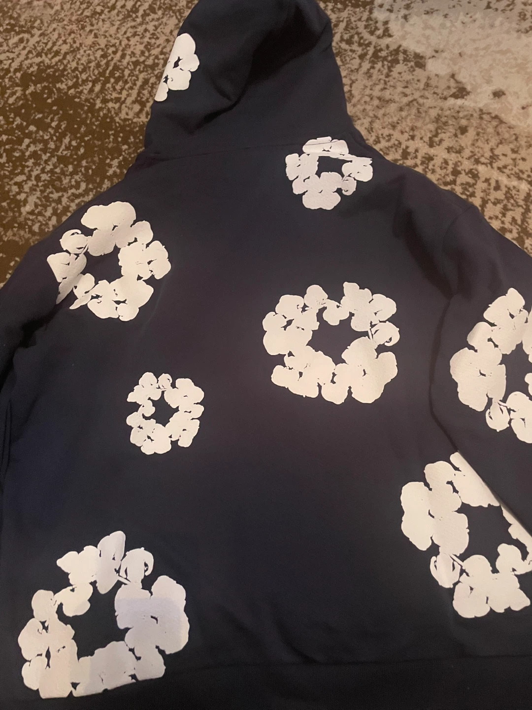 Navy Denim Tears Hoodie size L - photo 3