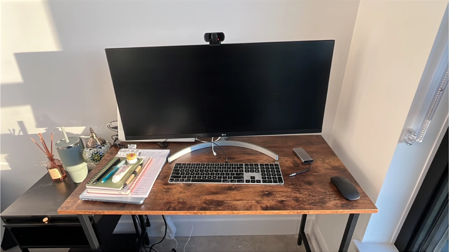 CubiCubi Computer Desk 40" Study Writing Table - photo 3