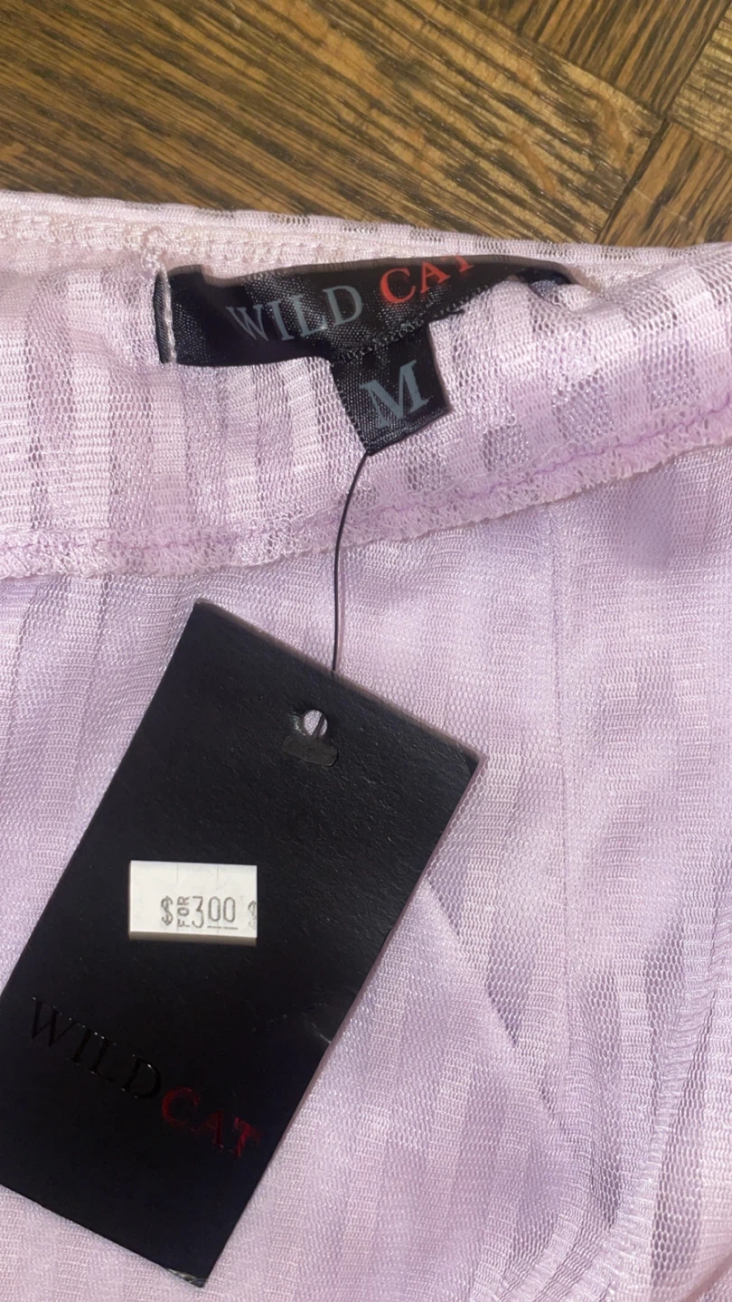 Wildcat Lavender Lace Trim Pencil Skirt - Size M - photo 3