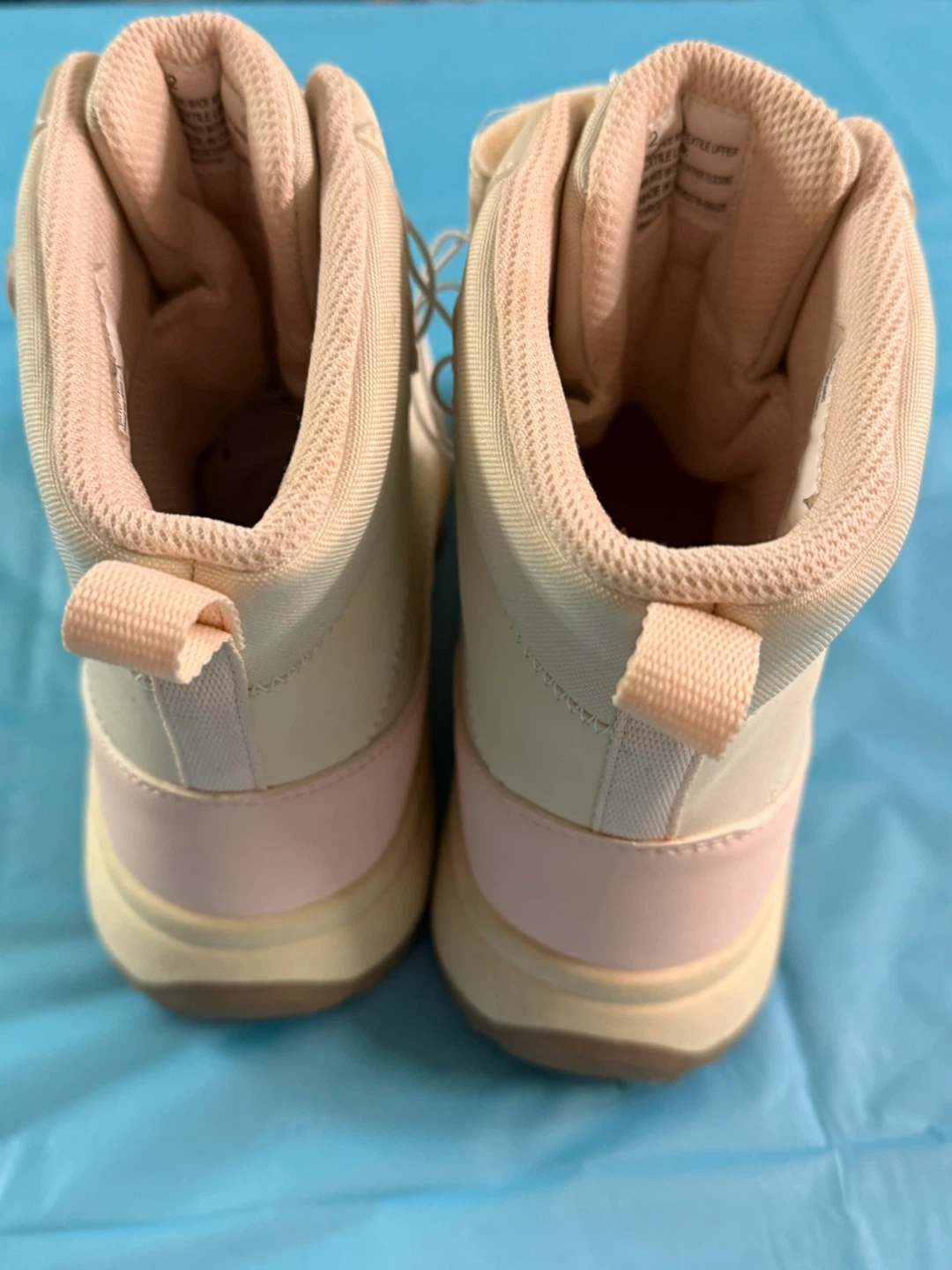 Girls Pink and Cream Waterproof Snow Boots Size 2 - photo 4