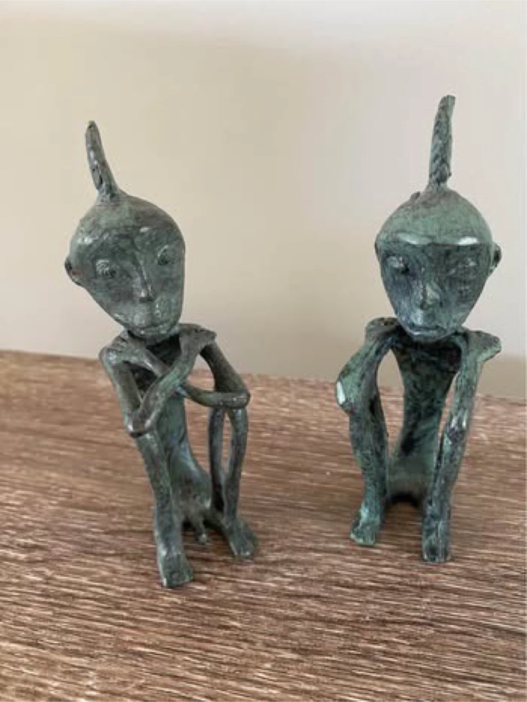 Vintage Bronze Leti Man Maluku Archipelago Tribal Art - photo 2