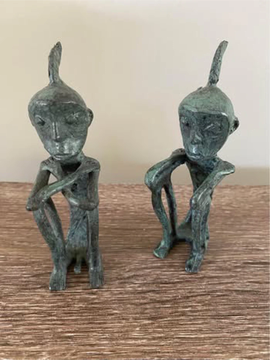 Vintage Bronze Leti Man Maluku Archipelago Tribal Art - photo 3