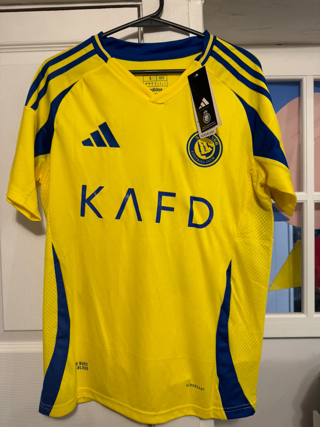 Adidas Ronaldo Al Nassr Football Club Soccer Jersey Size S