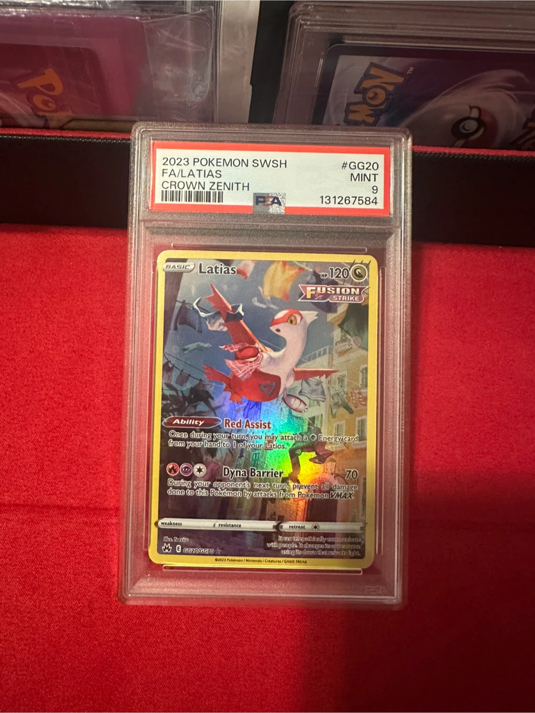 2023 Pokemon SWSH FA Latias VMAX Fusion Strike Trading Card