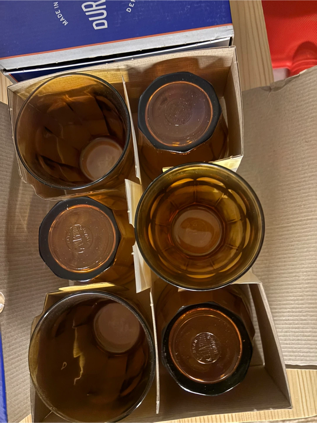 Original Duralex Picardie Tumblers - Amber Glass - photo 2
