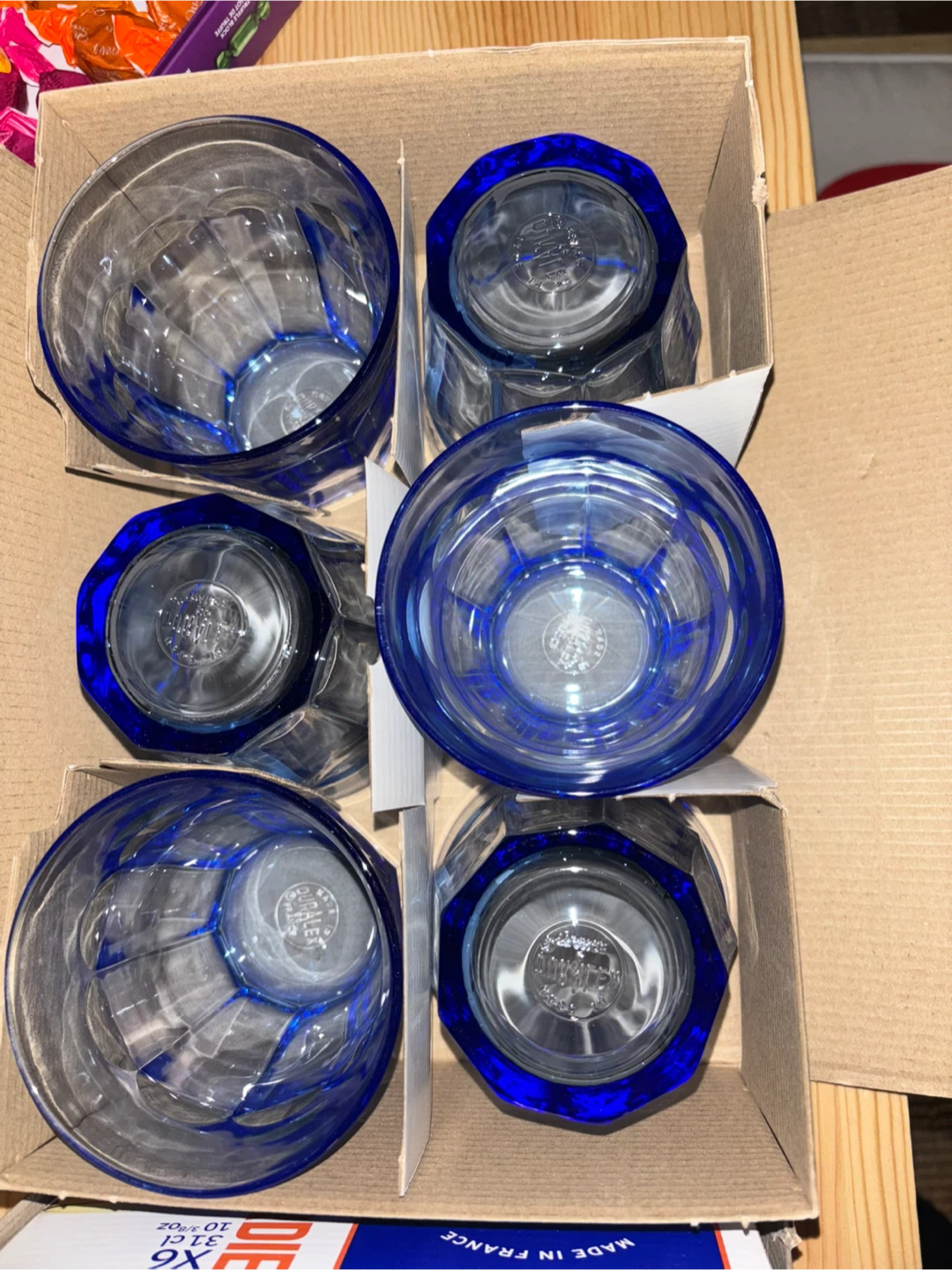 Original Duralex Picardie Tumblers - Amber Glass