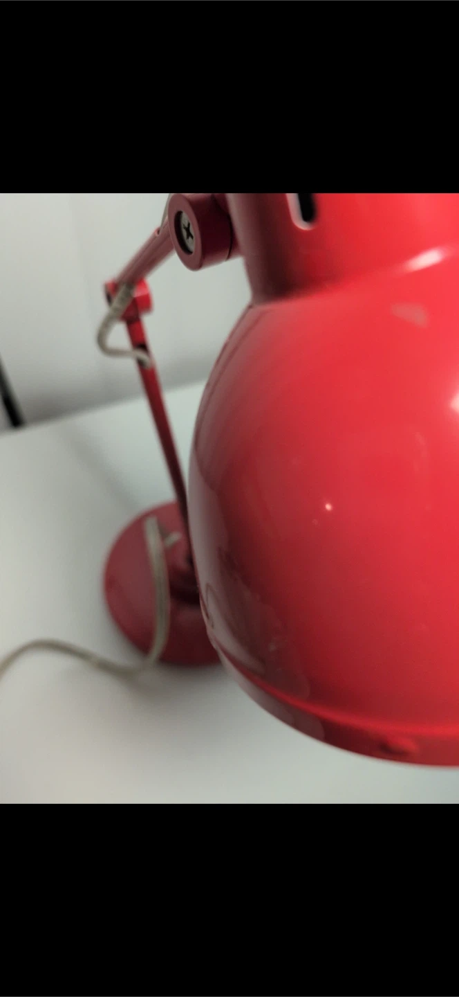 Red Adjustable Desk Lamp - photo 2