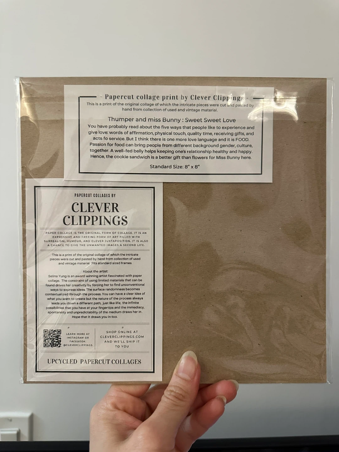 Clever Clippings Thumper and Miss Bunny Sweet Sweet Love Print - photo 2