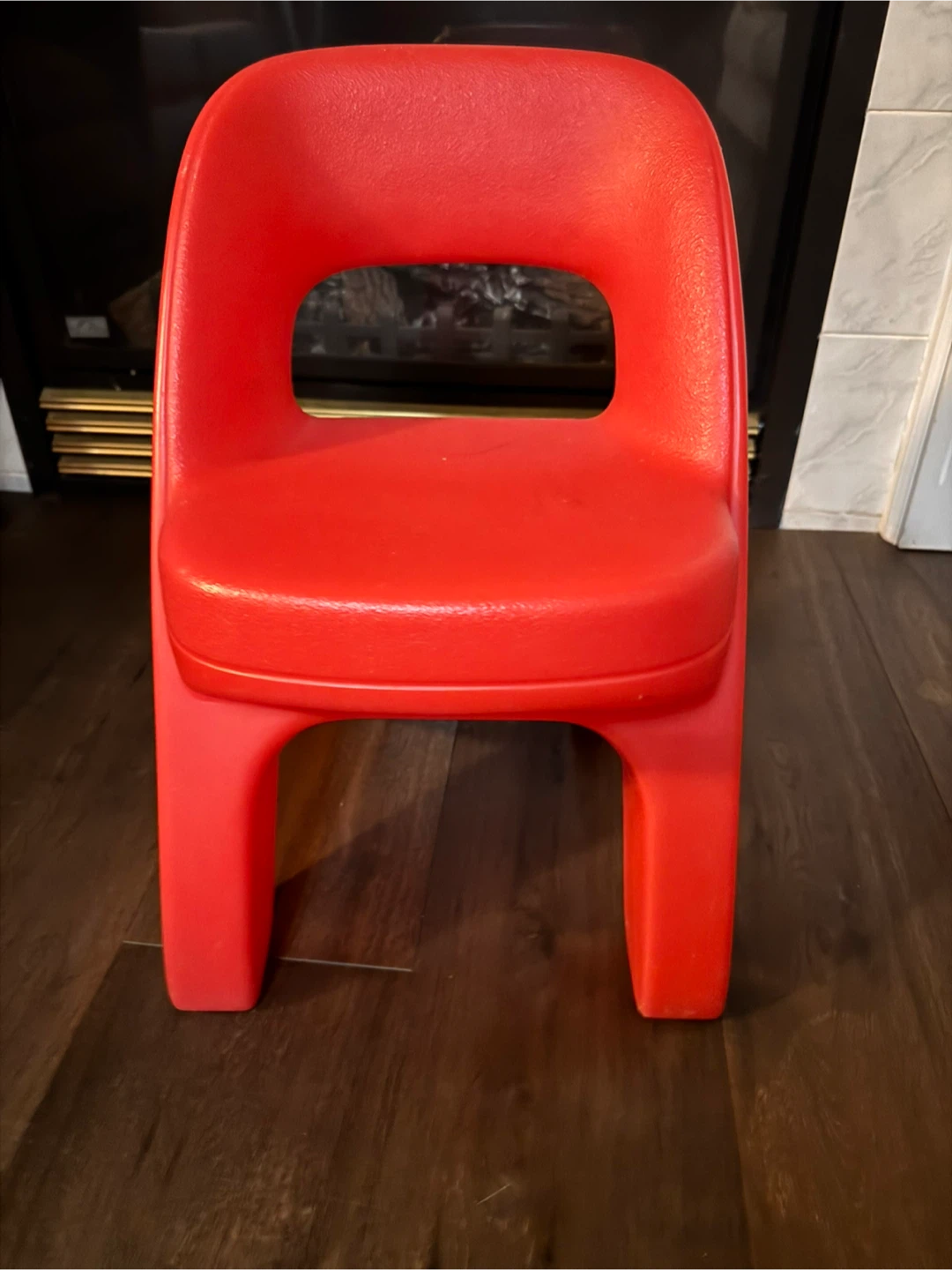 Red Plastic Child Chair