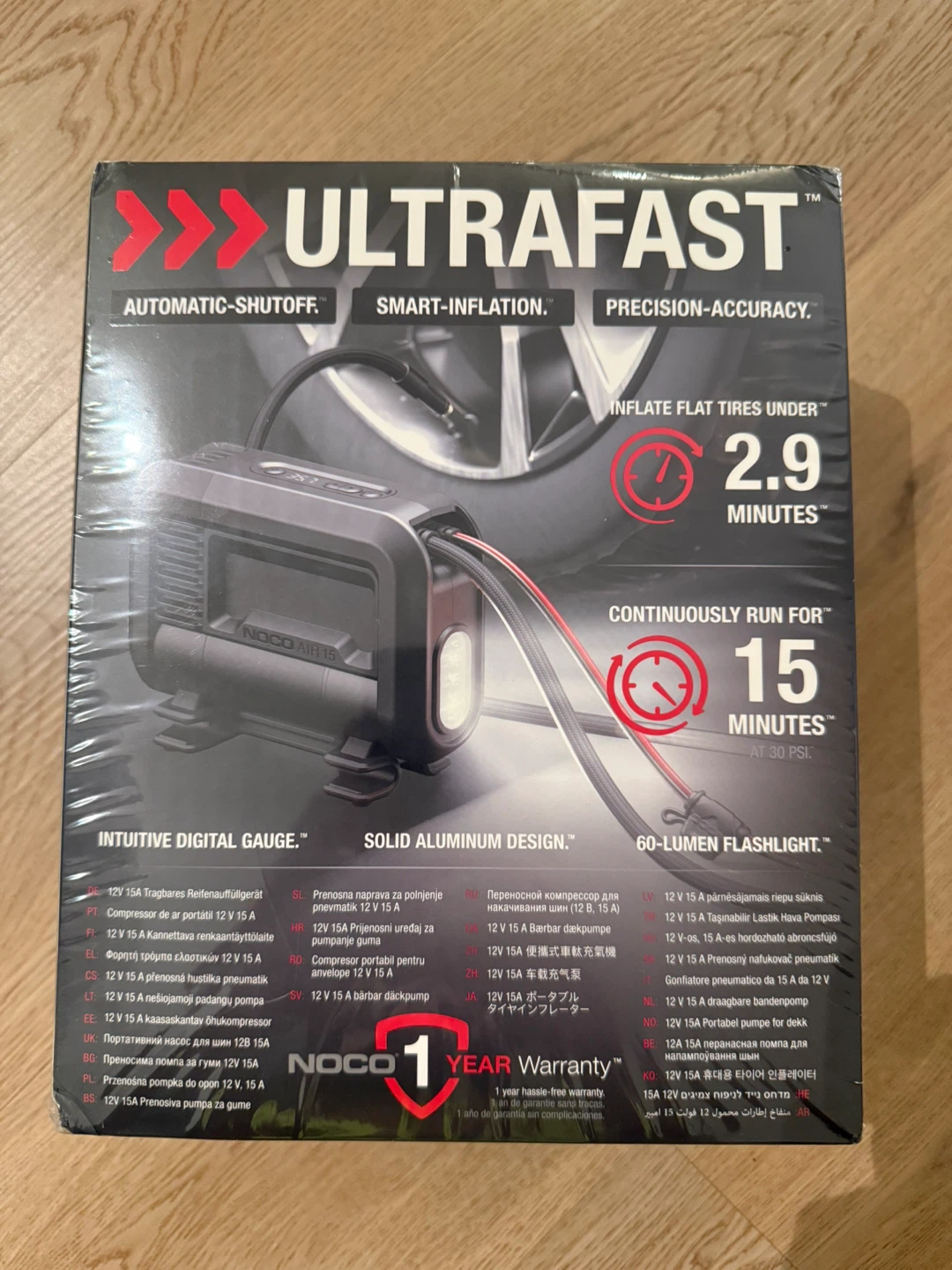 NOCO AIR15 UltraFast Portable Air Compressor - photo 2