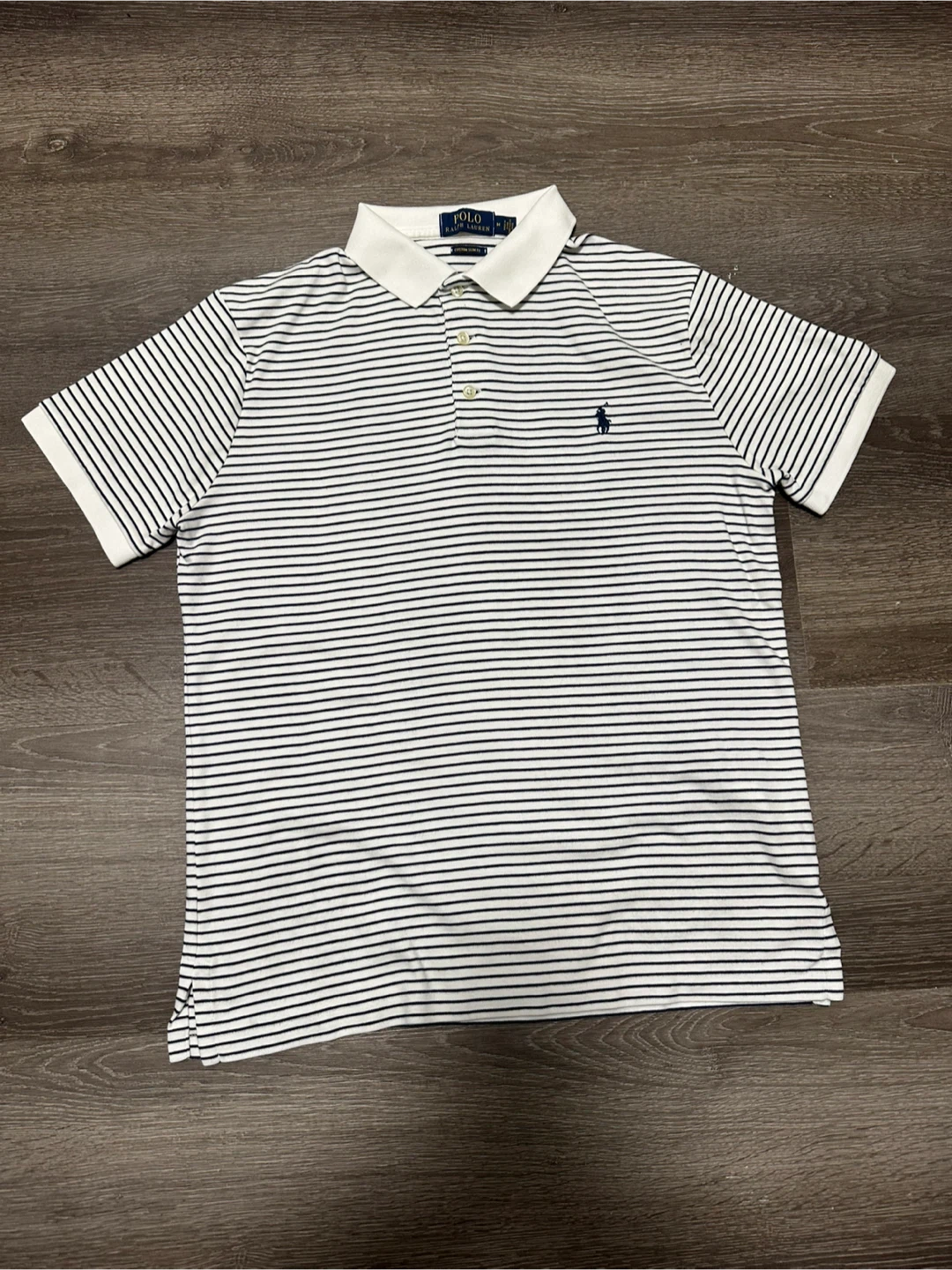 Polo Ralph Lauren Striped Custom Slim Fit Polo Shirt - Medium - photo 2