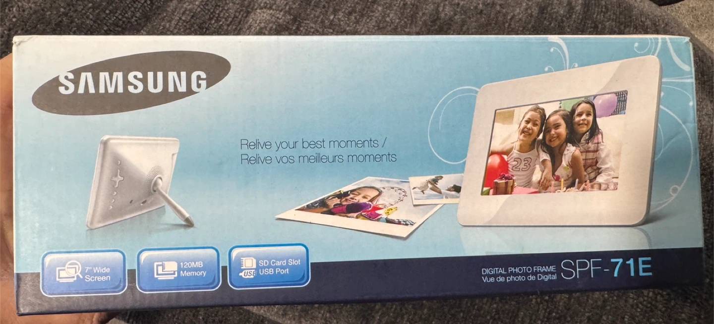 Samsung SPF-71E Digital Photo Frame - photo 5