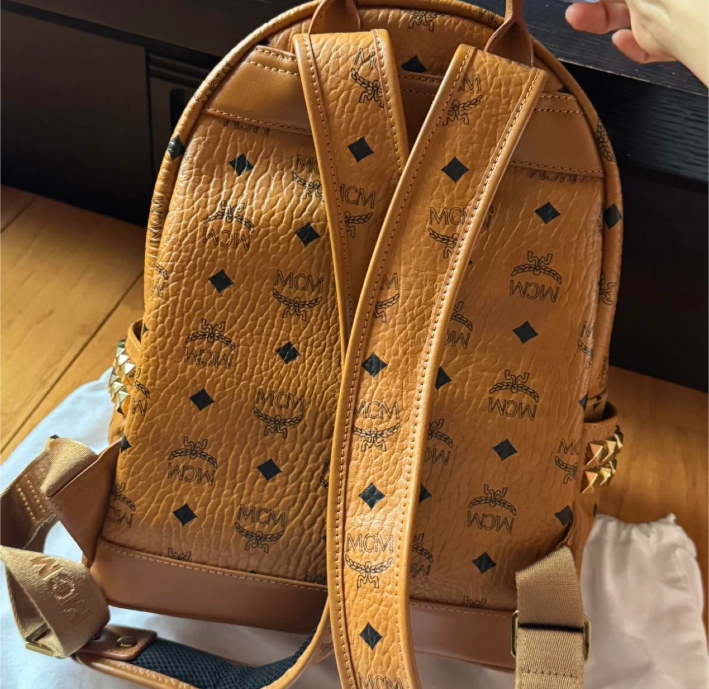 MCM Backpack - Cognac Visetos - photo 3