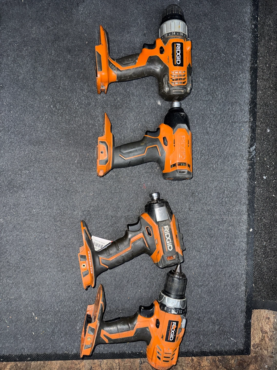 RIDGID Cordless Drill and Impact Driver Set