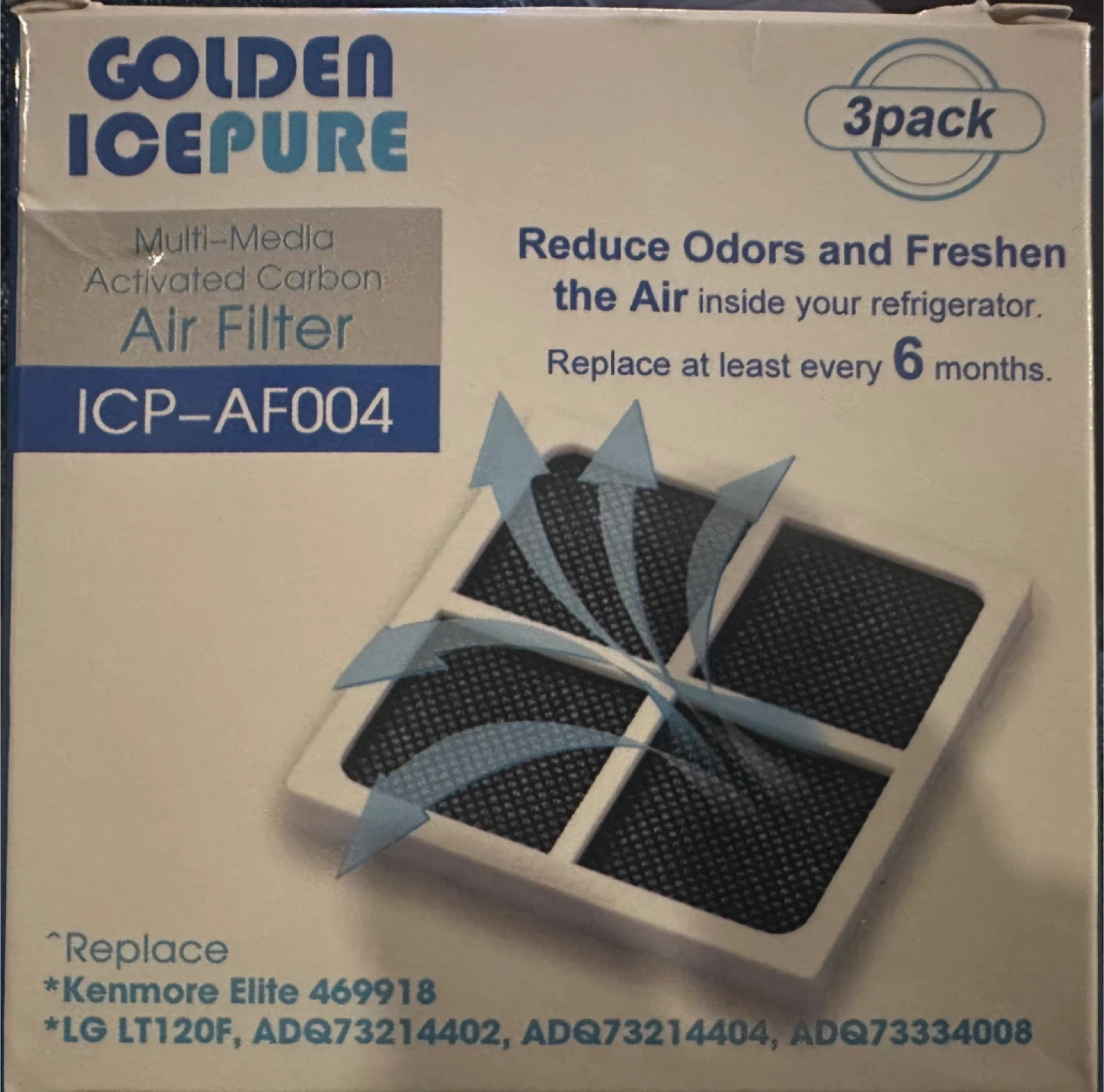 New Refrigerator Air Filter.