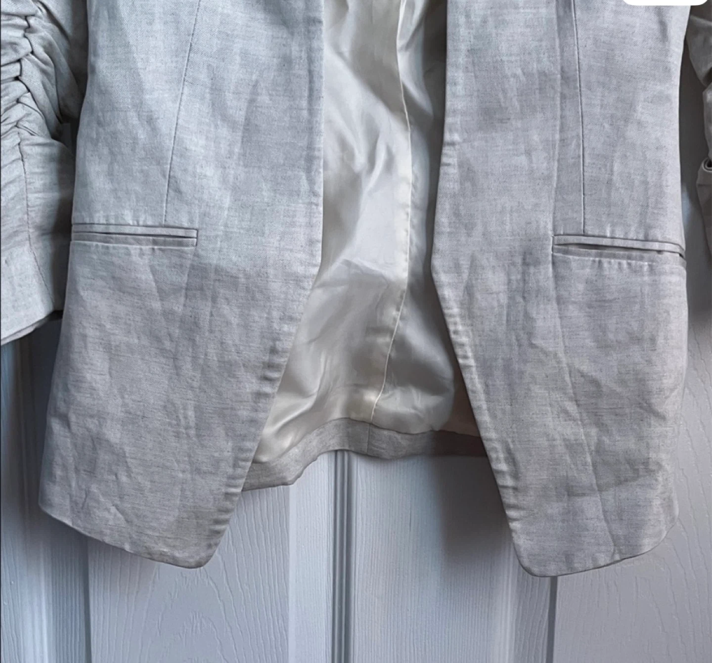H&M Linen Blend Blazer size 2 - photo 4