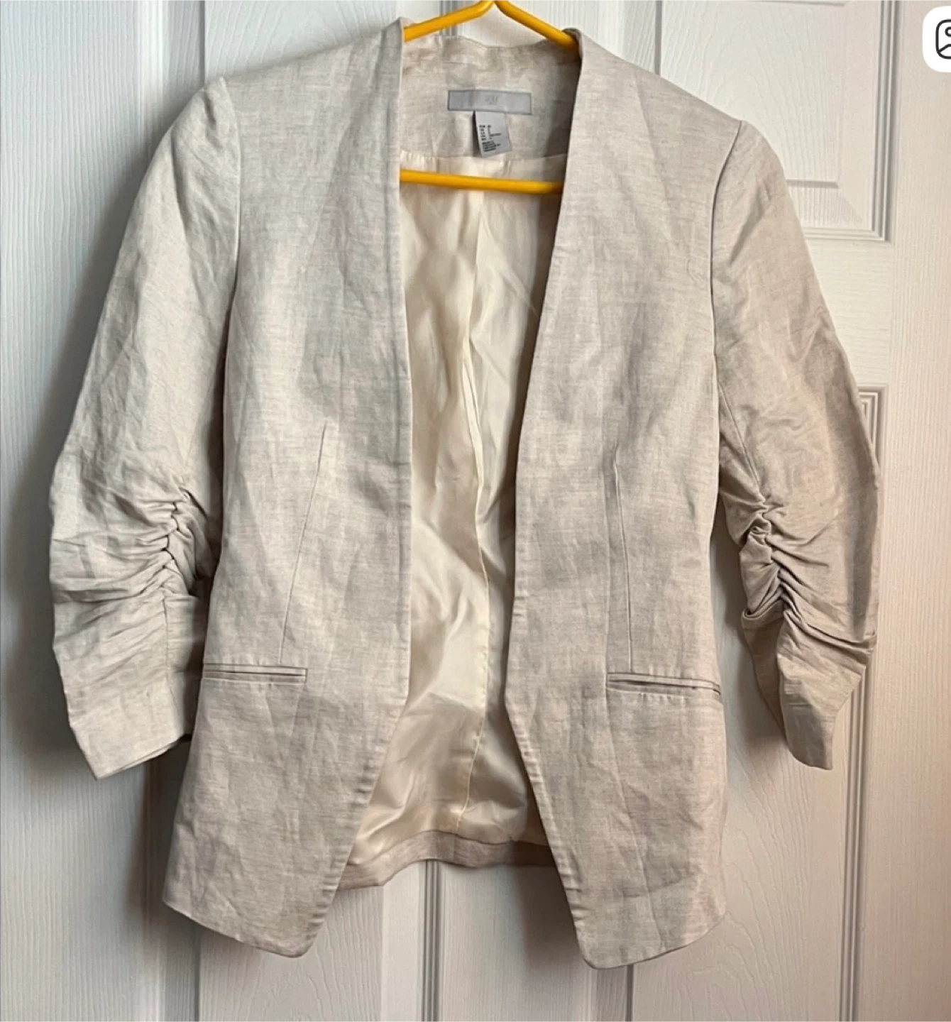 H&M Linen Blend Blazer size 2