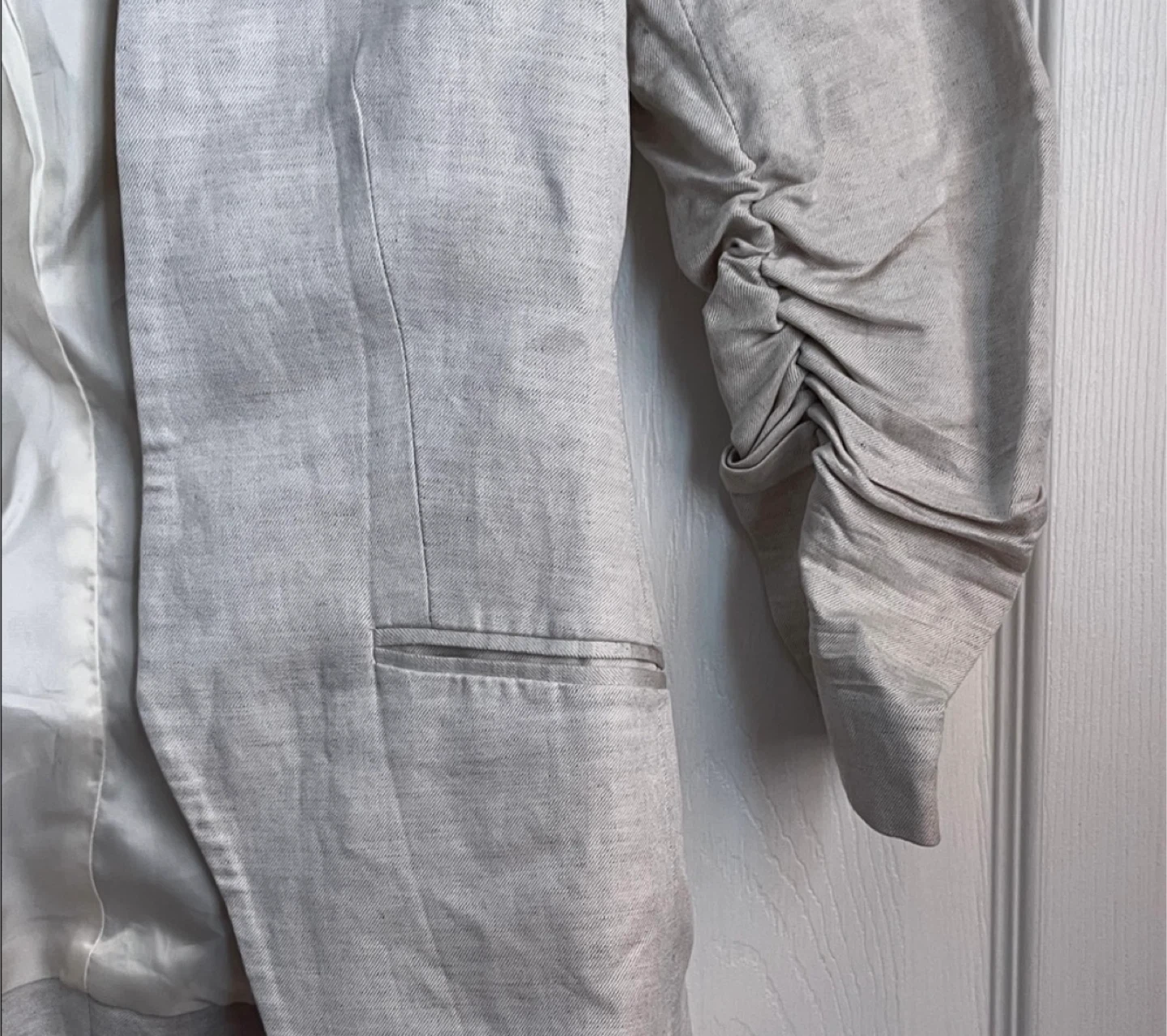 H&M Linen Blend Blazer size 2 - photo 3