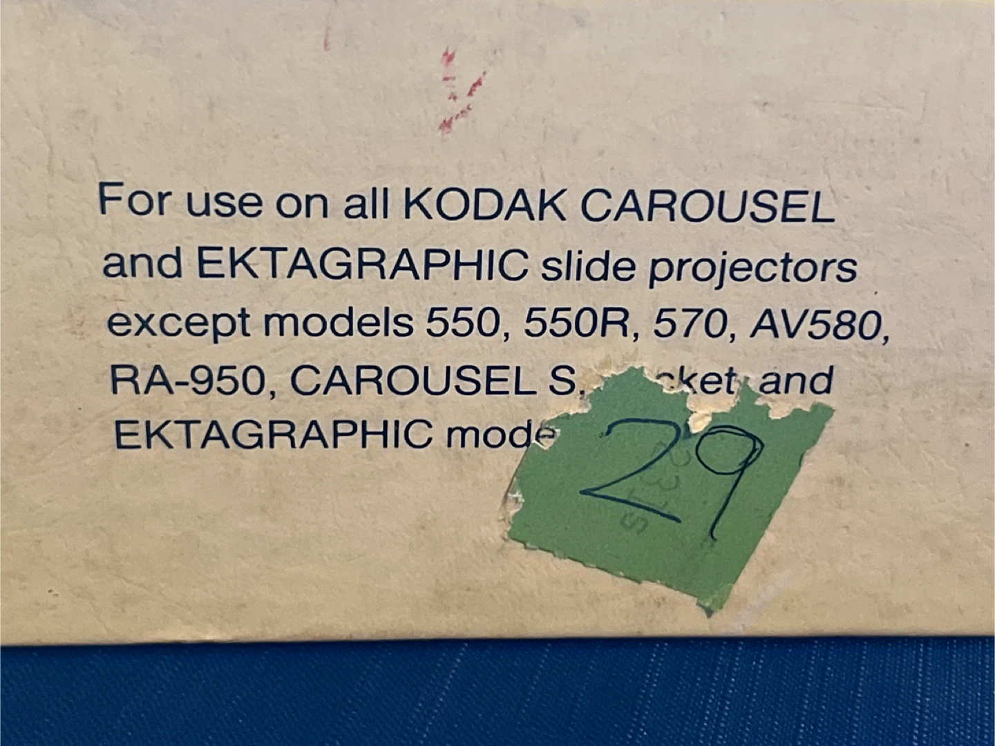 Kodak Carousel Transvue 140 Slide Tray - photo 2