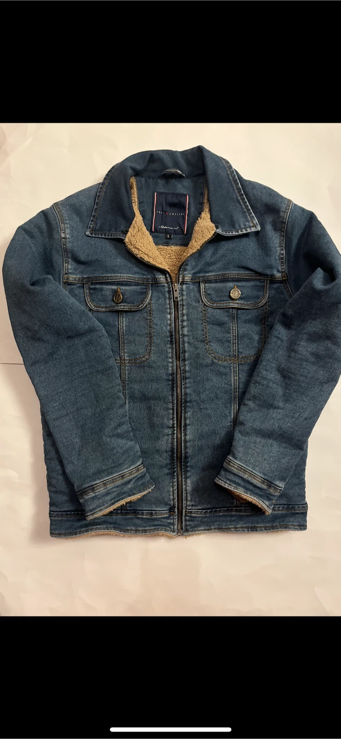 Fort and Collins Sherpa Lined Denim Jacket