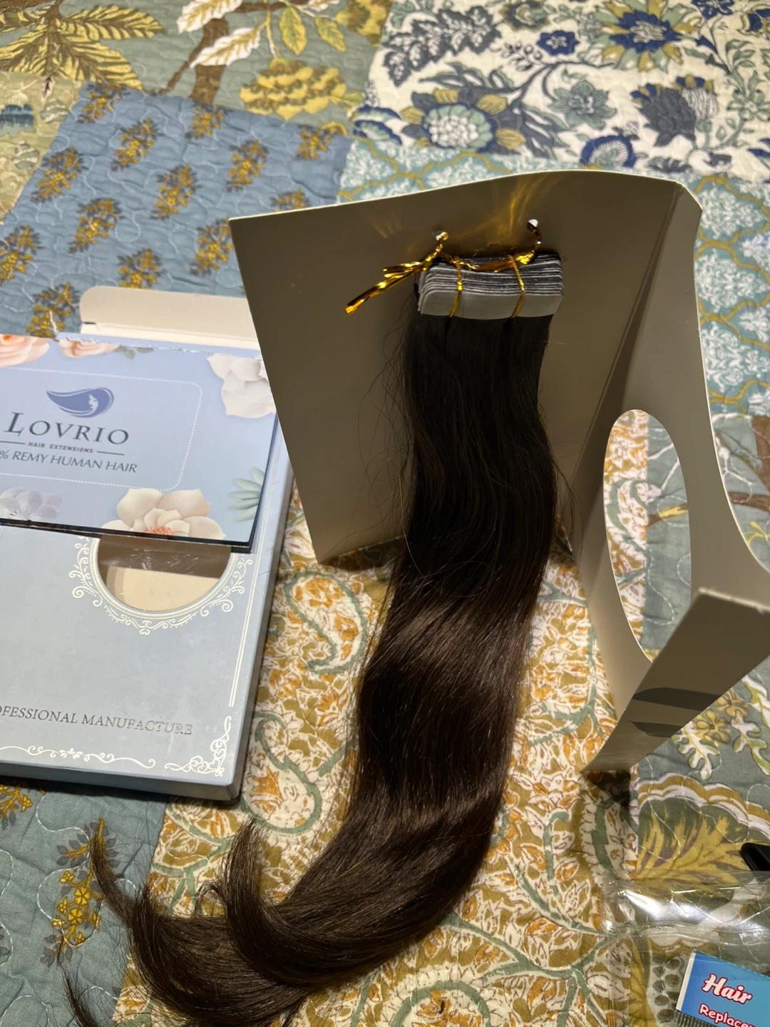 Lovrio Tape Hair Extensions 2# 14" Dark Brown - photo 3