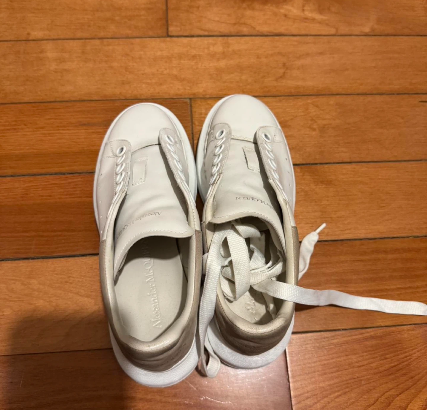 Alexander McQueen White Leather Sneakers - photo 5