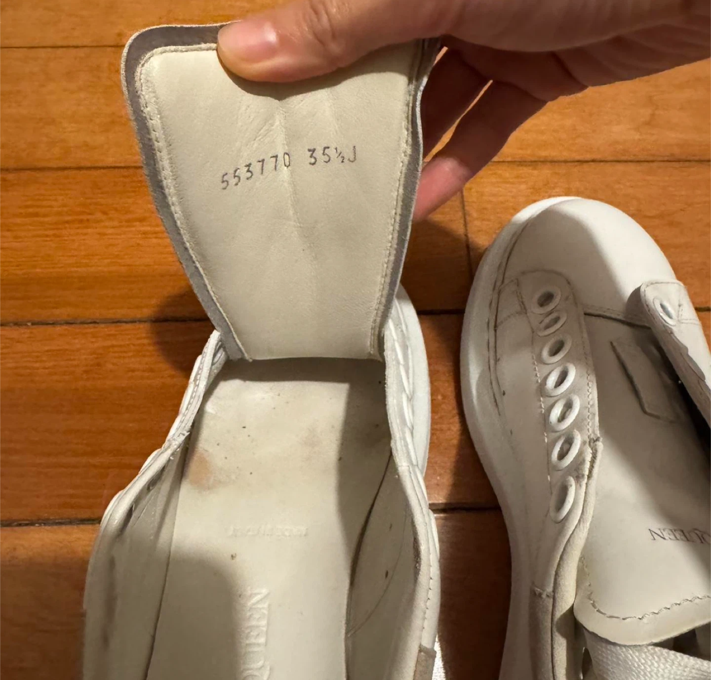 Alexander McQueen White Leather Sneakers - photo 4