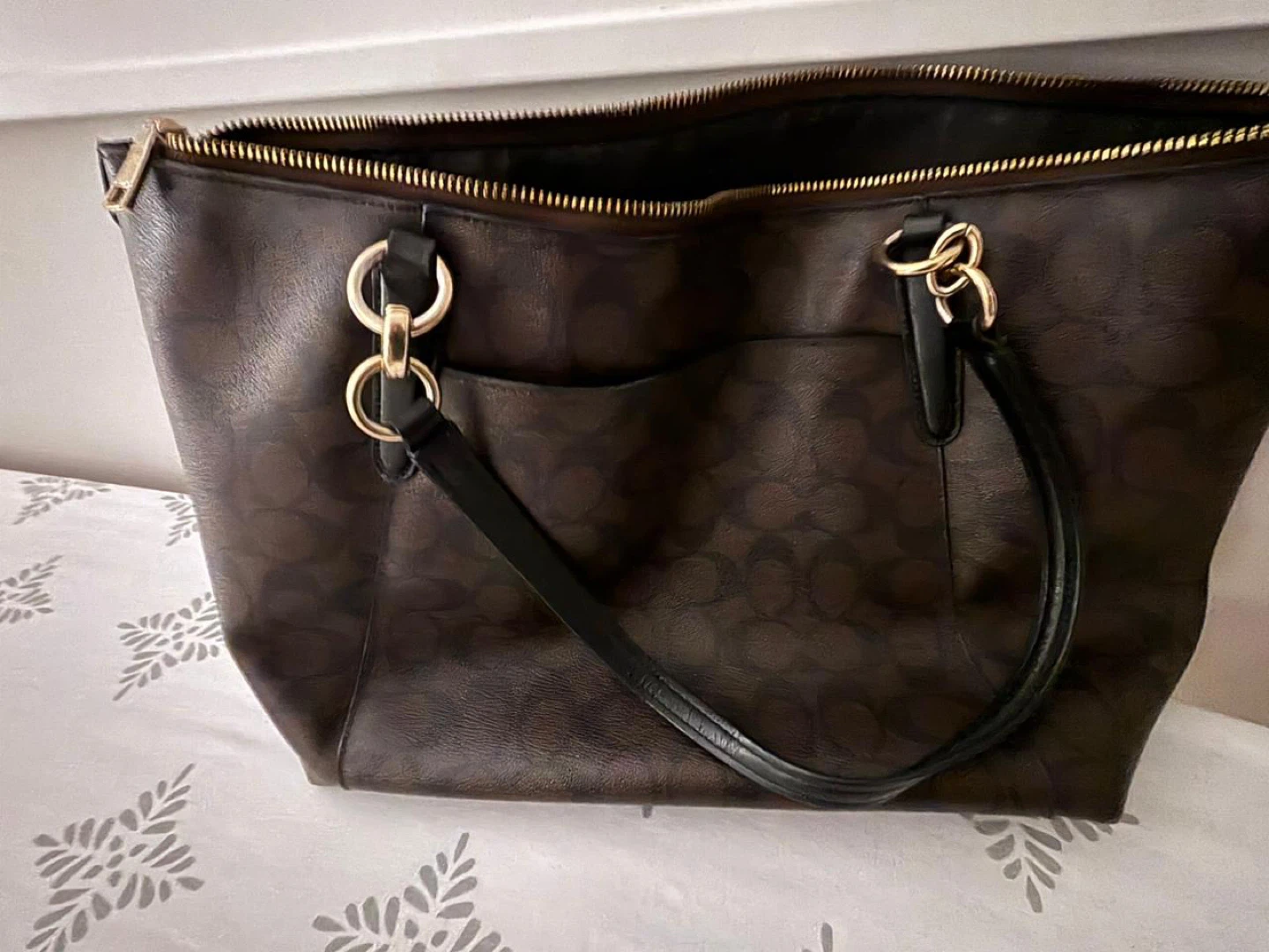 Coach Monogram Tote Bag - photo 2