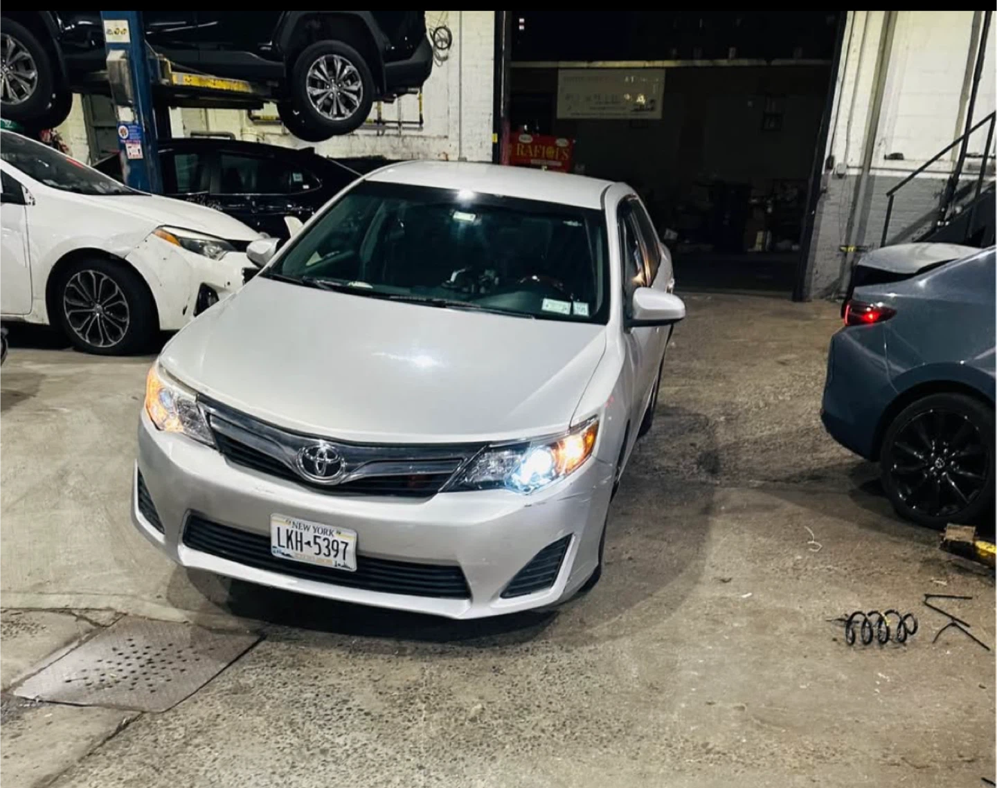 Silver Toyota Camry Sedan