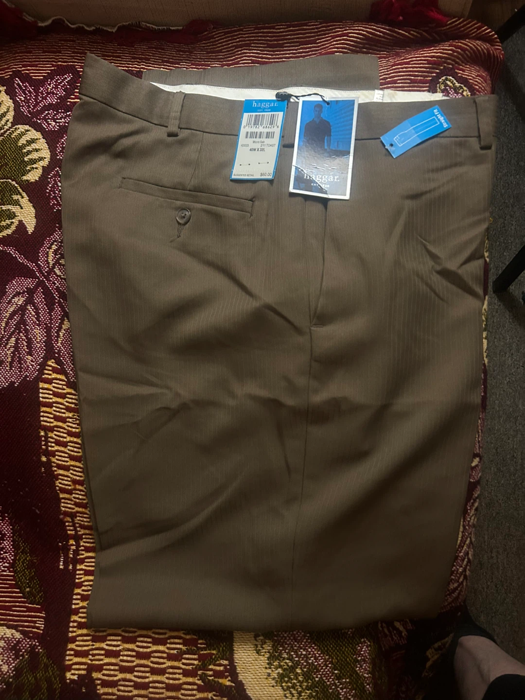 Haggar Micro Gabardine Pants 40W x 32L - photo 2