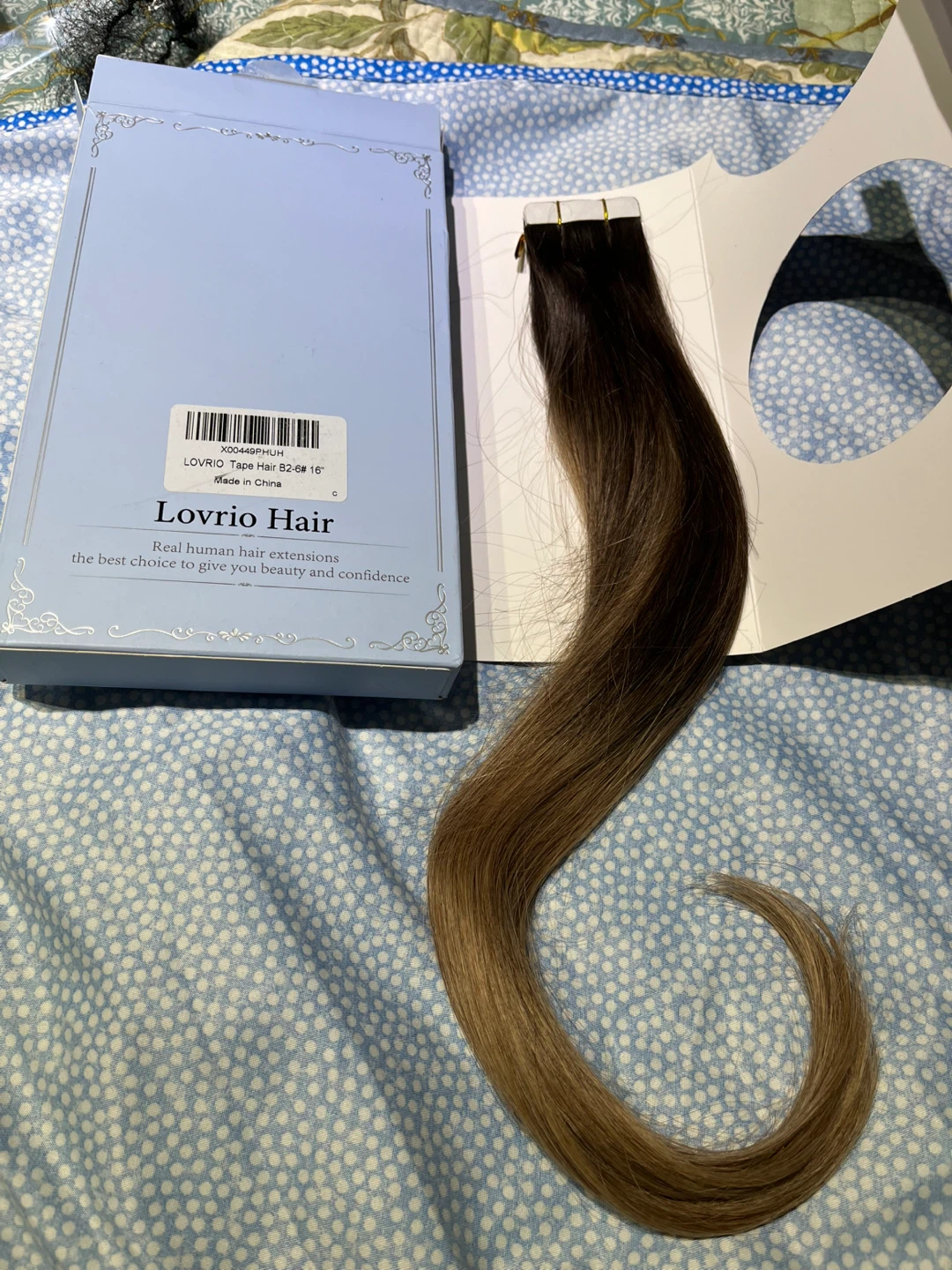 LOVRIO Tape-In Hair Extensions B2-6 16" - photo 2