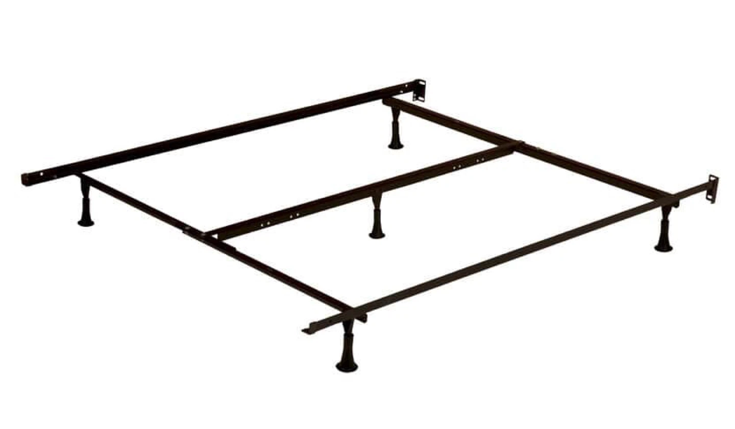 5 leg queen size metal bed frame