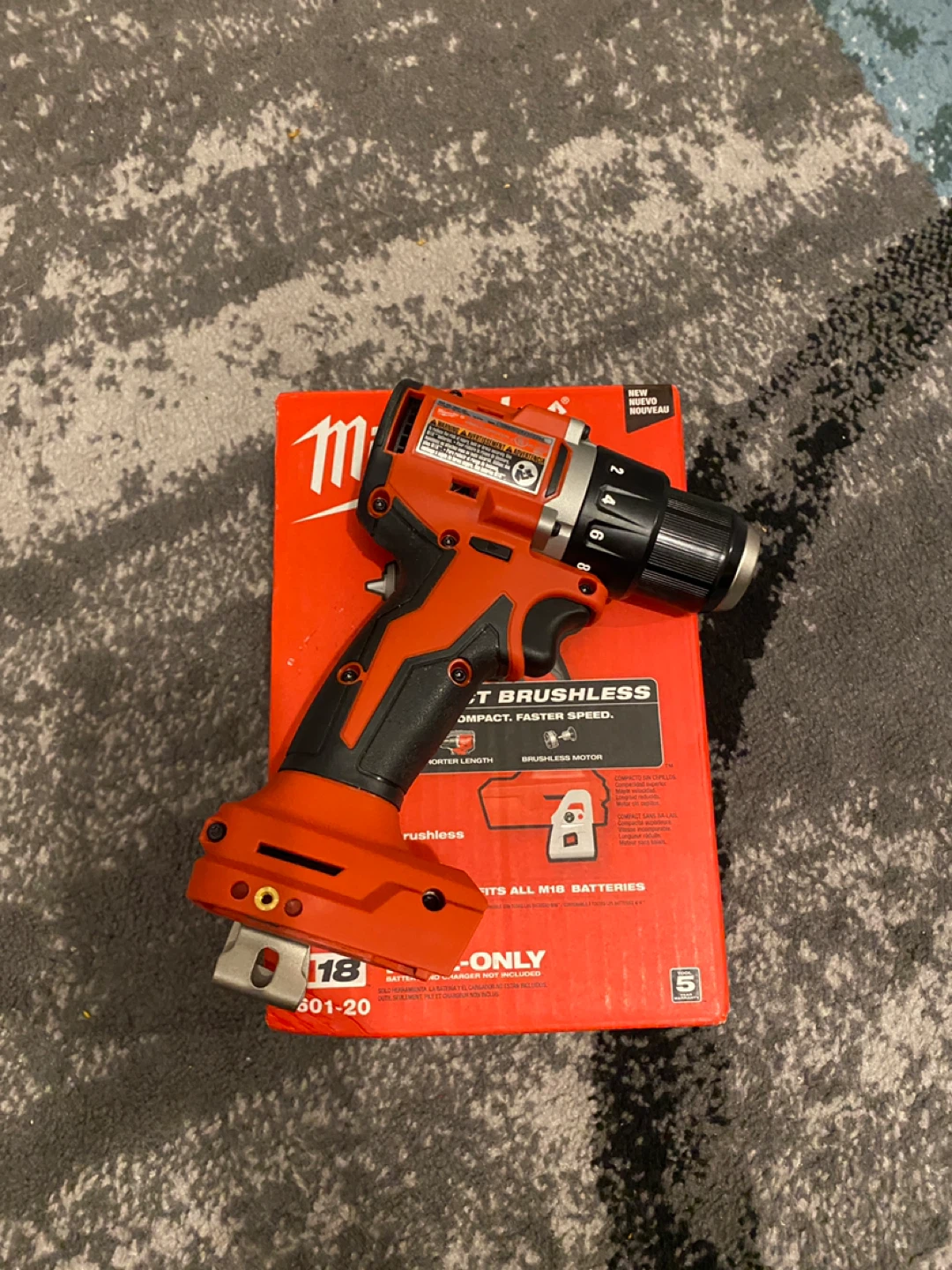 **NEED SOLD** Milwaukee 3601-20 Brushless Compact Drill - photo 2