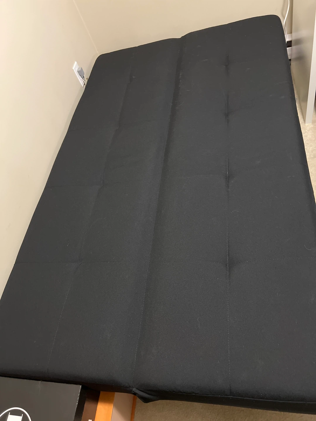 Black Futon Sofa Bed - photo 4