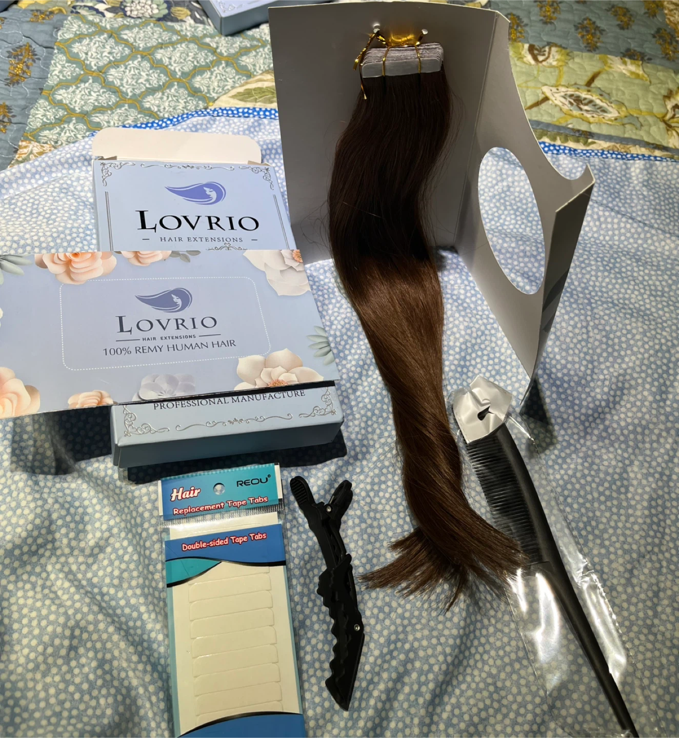 LOVRIO Tape Hair Extensions - 14" - #4 - photo 2