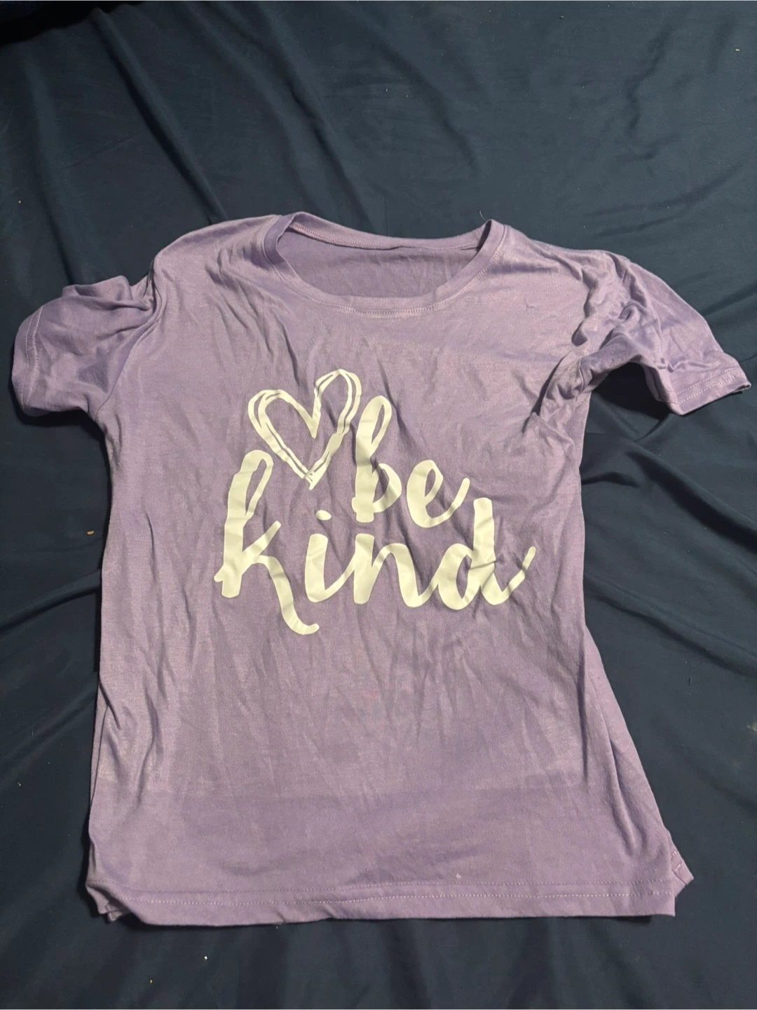 Purple 'Be Kind' Graphic T-Shirt