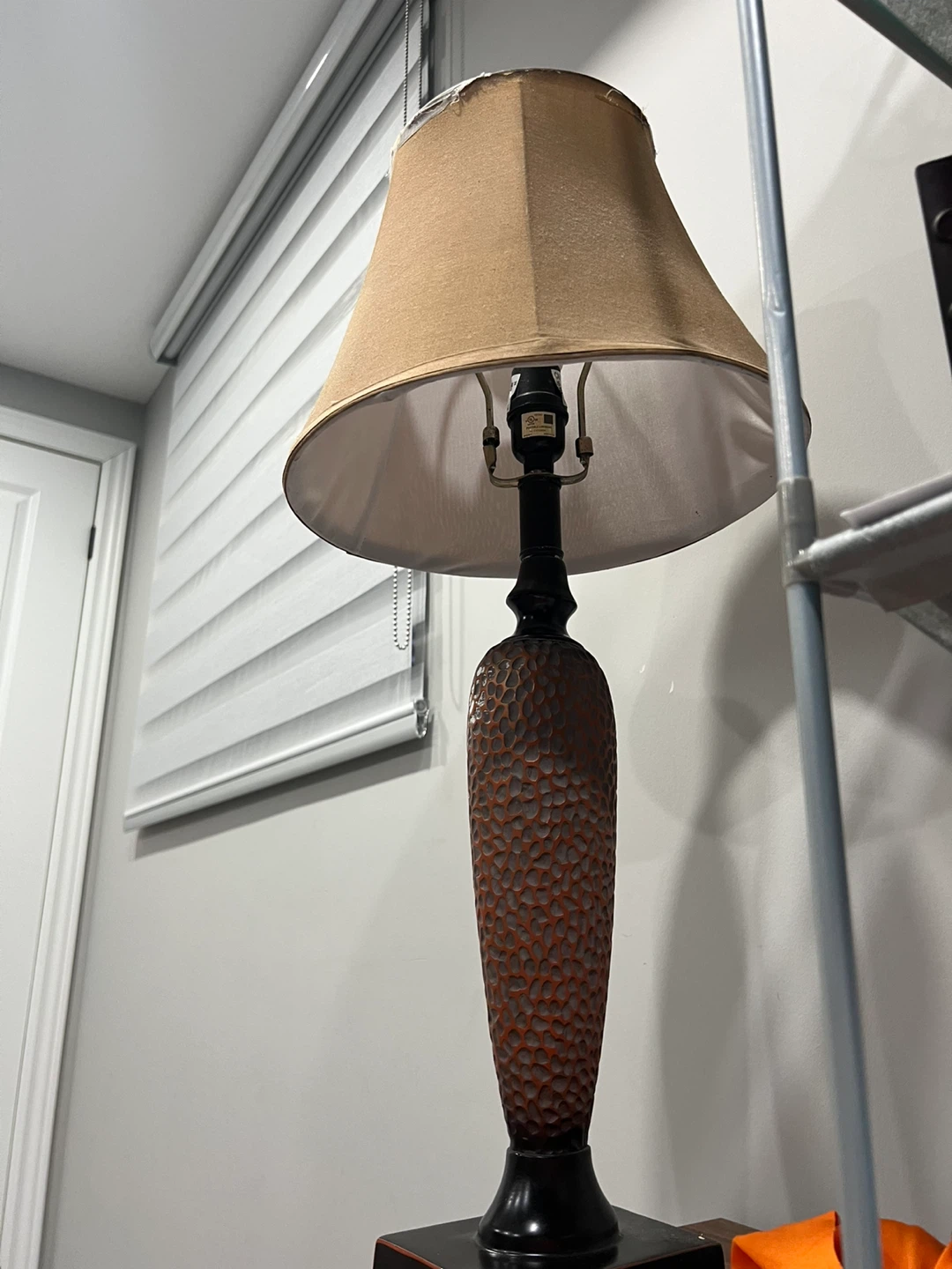 Table Lamp with Textured Base