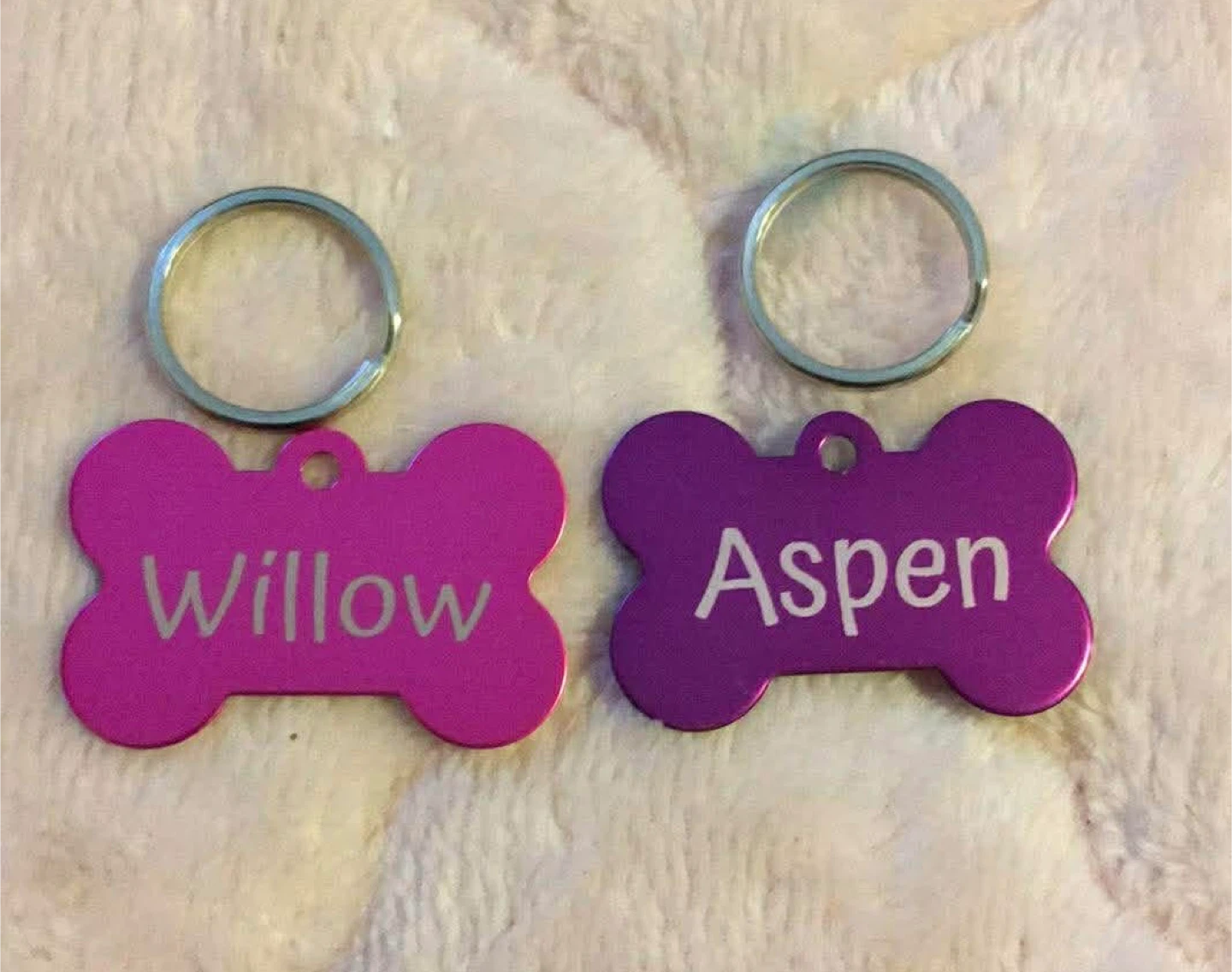 Personalized Dog Bone Pet ID Tag