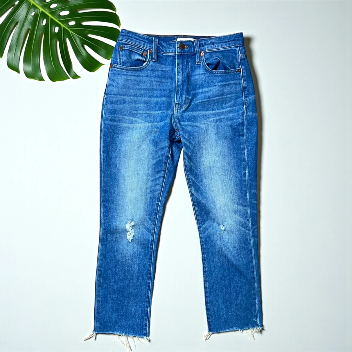 Madewell High-Rise Slim Crop Boyjean in Dover Wash - photo 4