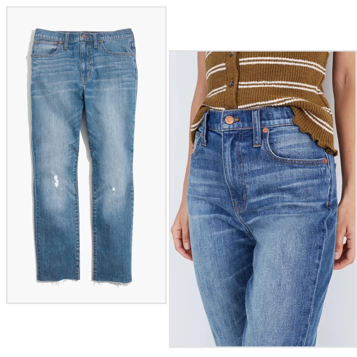 Madewell High-Rise Slim Crop Boyjean in Dover Wash - photo 3