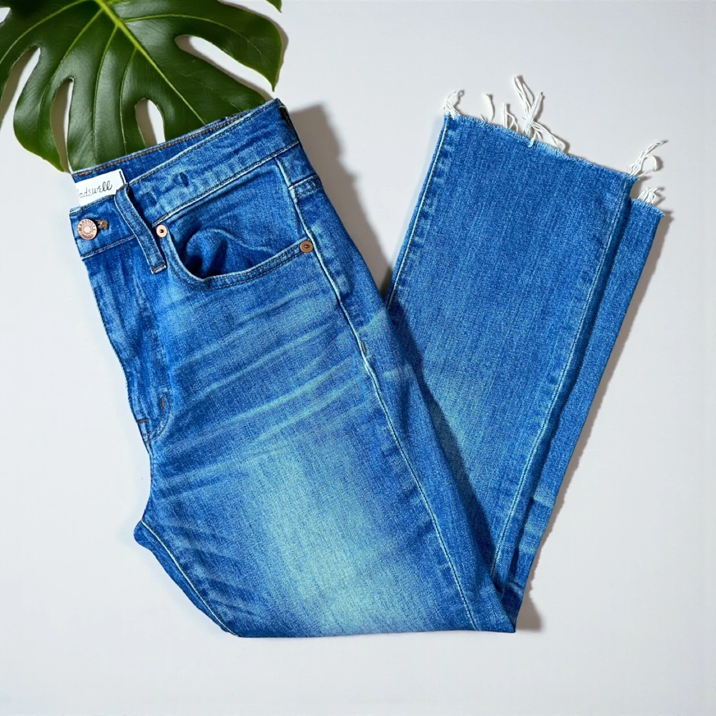 Madewell High-Rise Slim Crop Boyjean in Dover Wash - photo 5