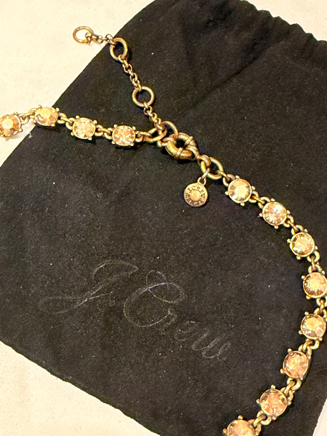 J. Crew Crystal Tennis Necklace - photo 3