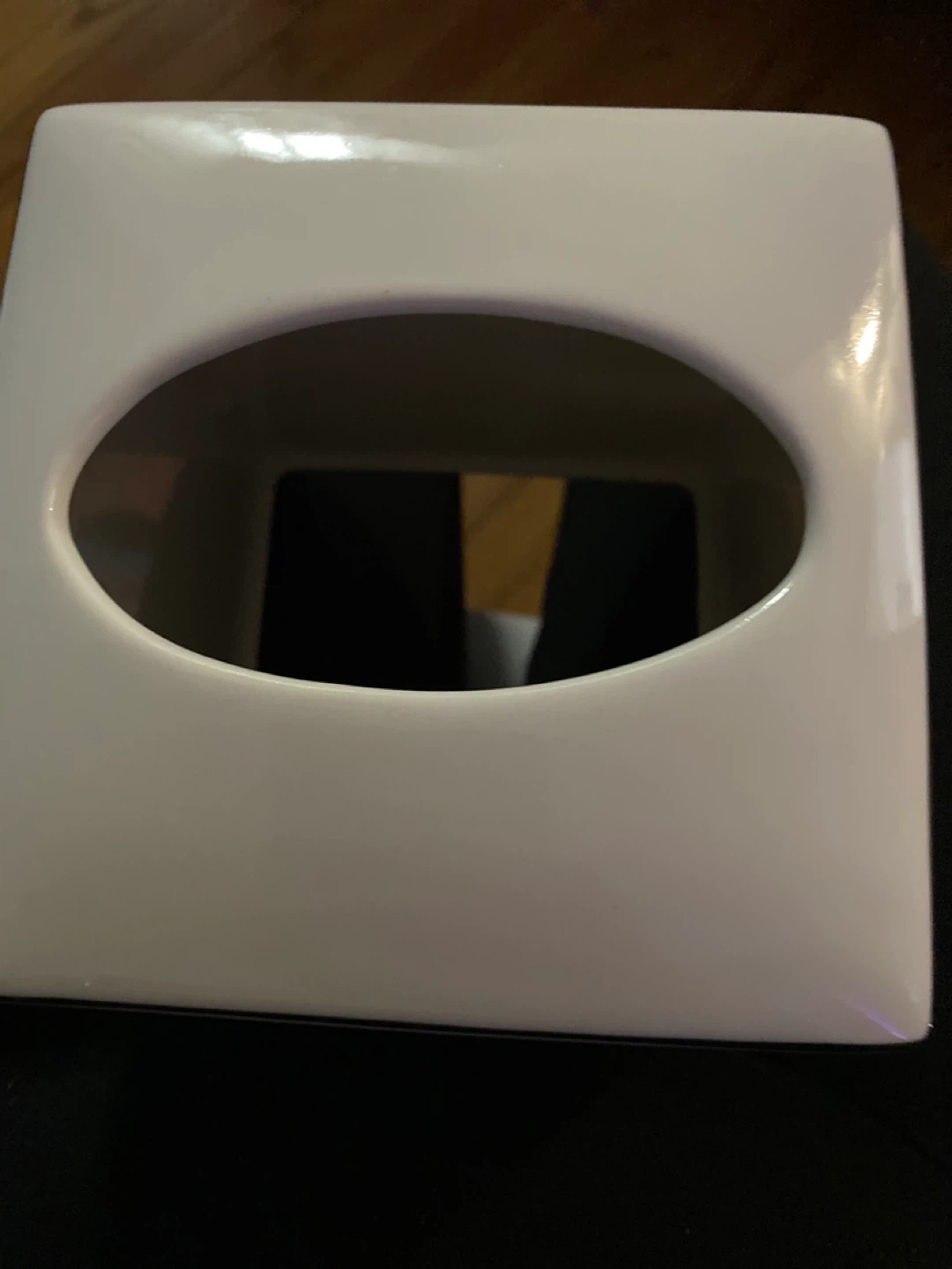 Le Bain Paris White Tissue Box Holder - photo 2