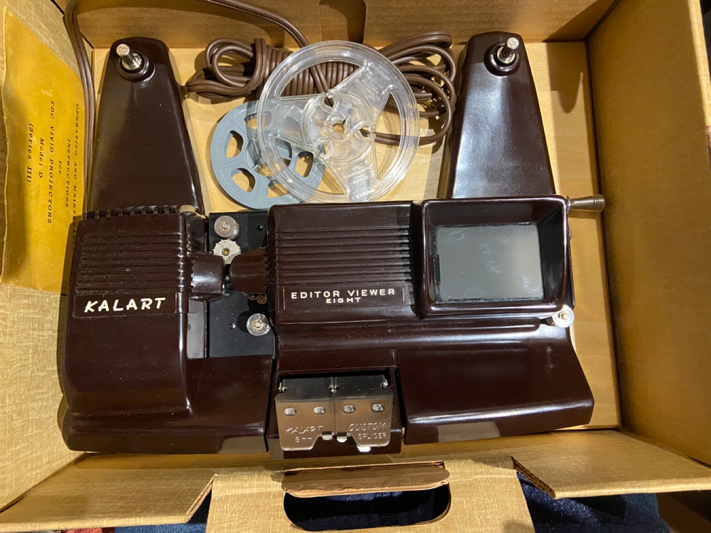 Kalart Editor Viewer Eight Film Editing Machine - photo 2