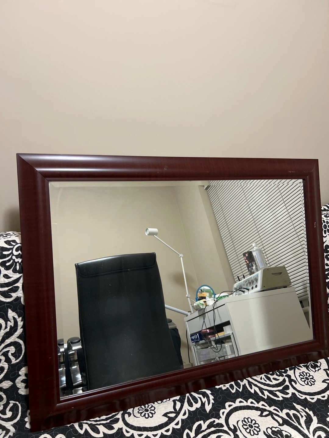 Wooden Framed Mirror - photo 2