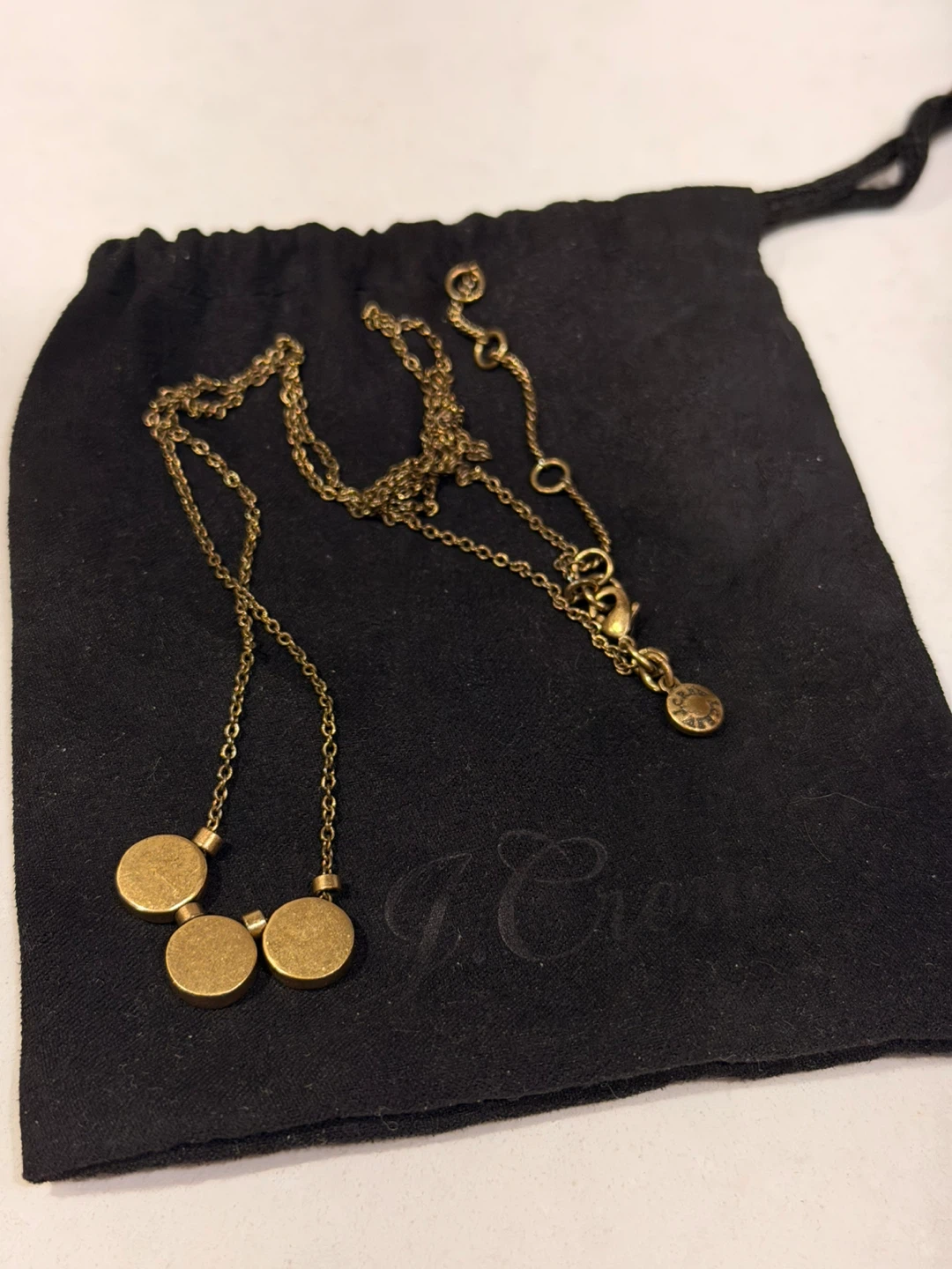 J. Crew Gold-Tone Pendant Necklace