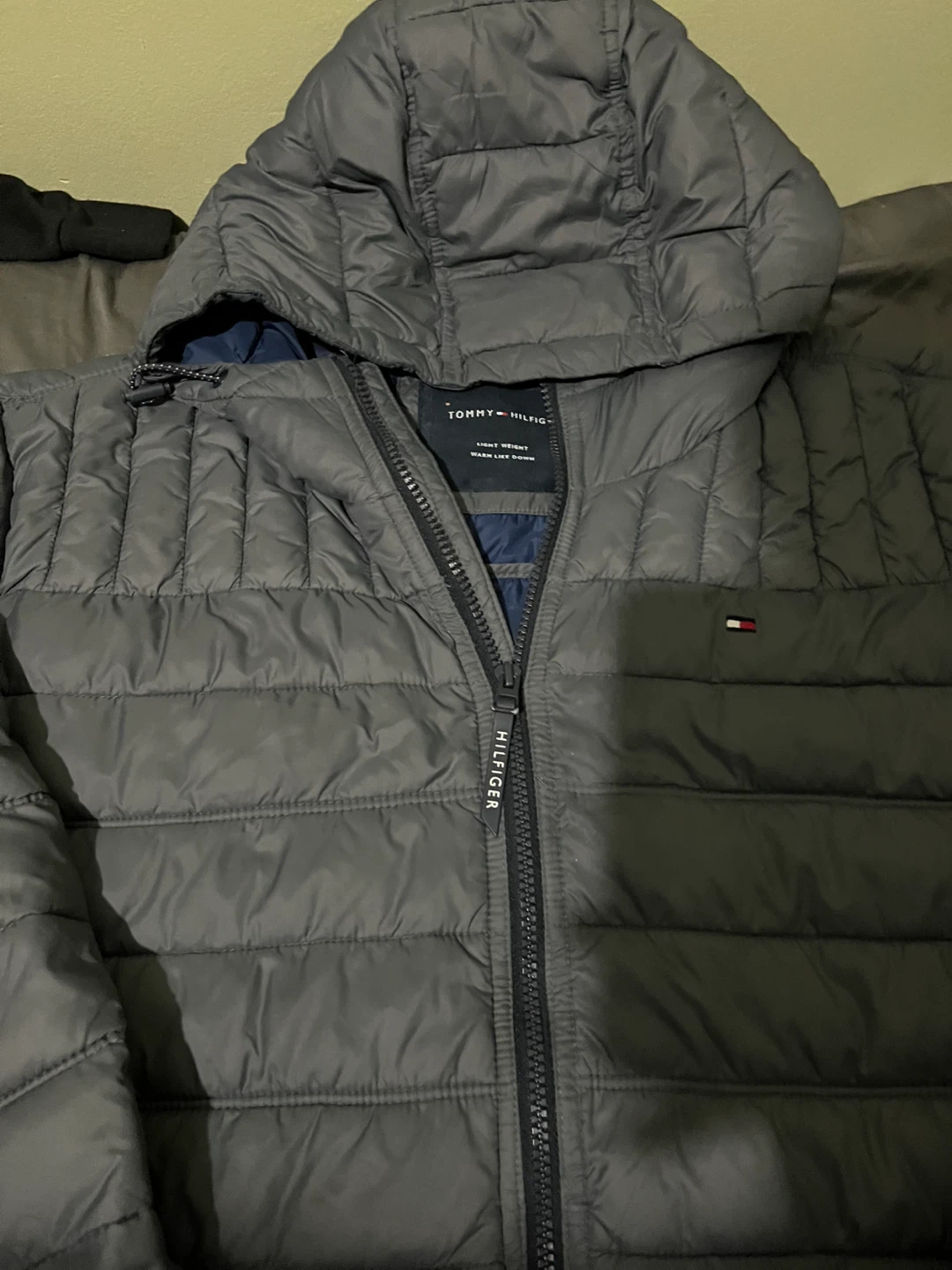 Tommy Hilfiger Puffer Jacket (Grey) - photo 2